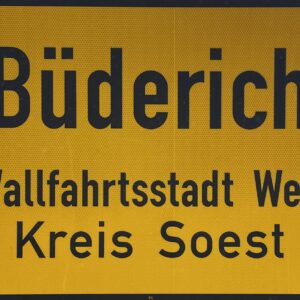 Büderich_Ortsschild Logo